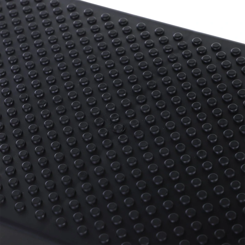 HOMCOM Folding 4 Step Ladder with Tool Tray and Wide Anti-Slip Platform 300 lbs. Capacity