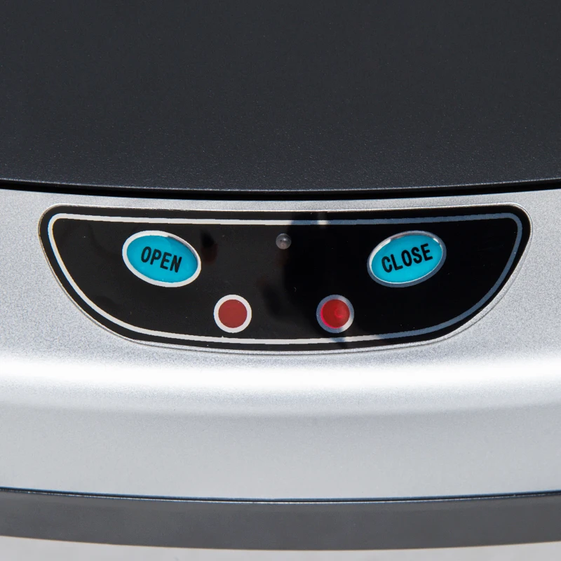 HomCom 48L / 12.5 Gallon Stainless Steel Automatic Motion Sensor Trash Can