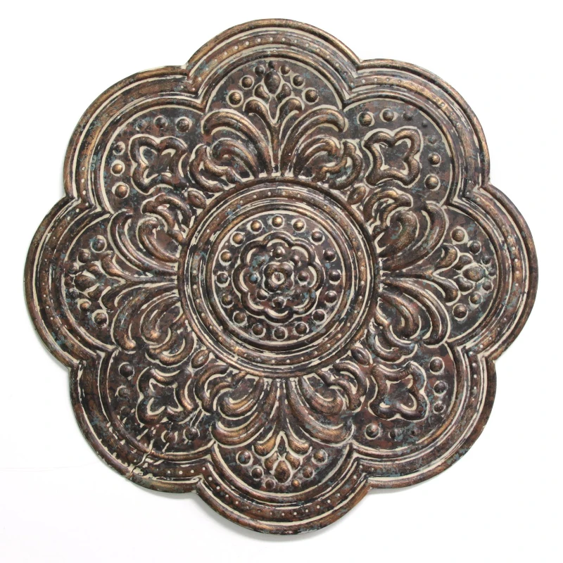 Stratton Rustic Bronze Medallion Wall Decor