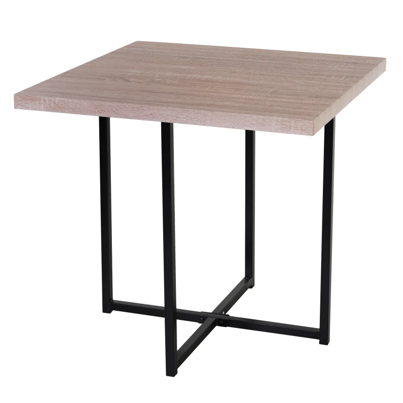 HomCom 5pcs Kitchen Dining Set Wood Bar Table Chair Stool Home Furniture