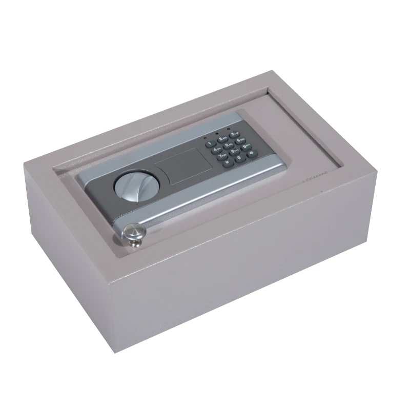 HomCom 12” x 8” x 4” Top Opening Drawer Digital Passcode Safe Home Security Storage With Emergency Keys