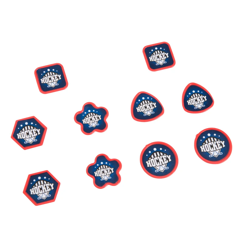 Soozier 40" Mini Ice Hockey Table Tabletop Game for Kids Sportcraft Air Hockey Table - White/Blue