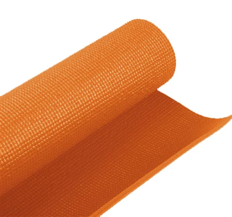 Soozier 74" x 24" x 1/4" Thick Non-Skid Yoga Mat w/ Carrying Bag - Orange