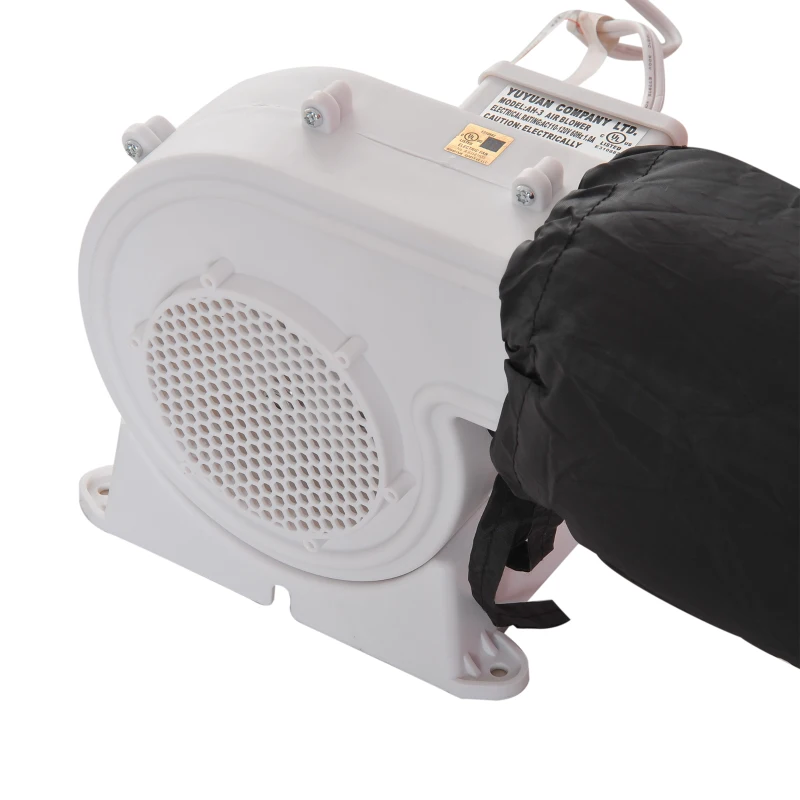 HomCom 8' Outdoor Animated Christmas Inflatable Pilot Santa in Propeller Plane