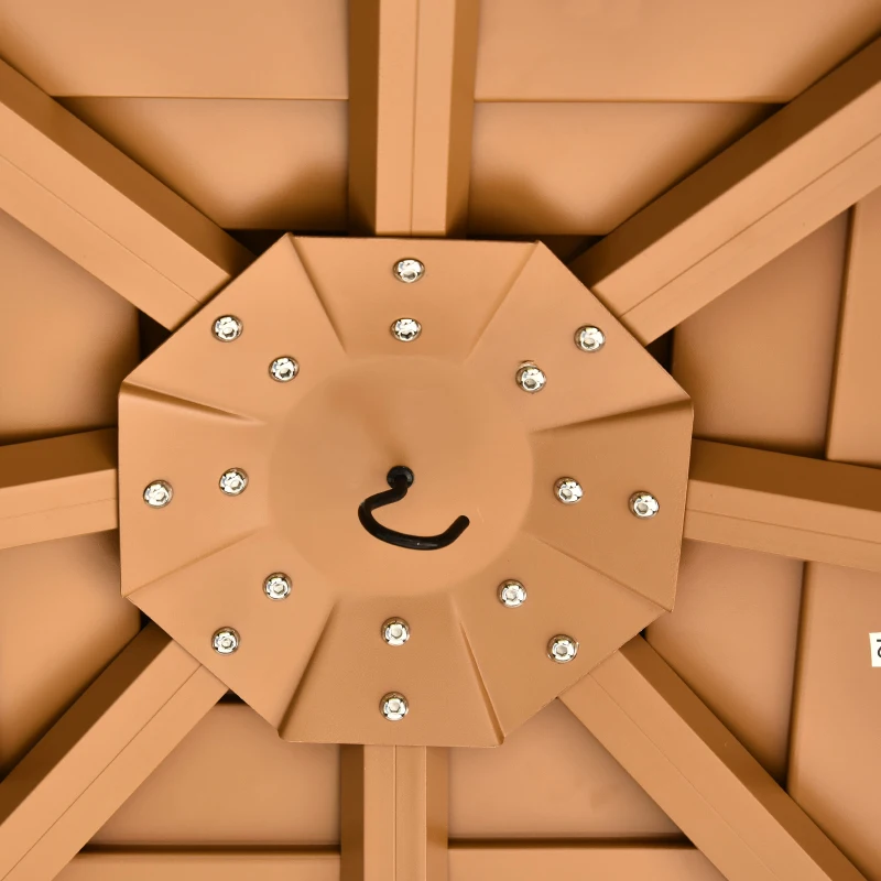 Outsunny 10' x 10' Wood Backyard Hardtop Canopy Gazebo with Screened Curtains, Sling Netting and Strong Frame