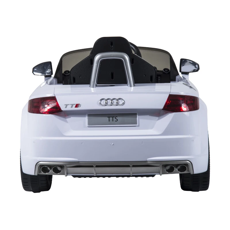 Audi 6V Kids Electric Ride-On Car with Remote Control - White