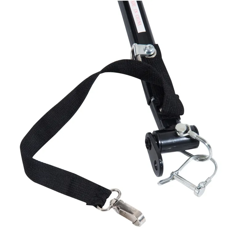 Aosom Steel Frame Bicycle Bike Cargo Trailer Luggage Cart Carrier For Shopping - Red