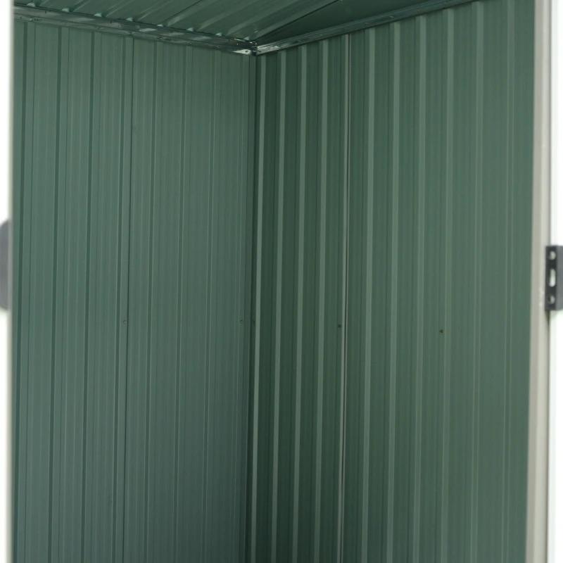 Outsunny 4' x 8' Steel Outdoor Garden Storage Shed Yard Tool House