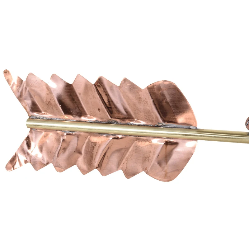 Outsunny Accent Rooster Weather Vane Pure Copper w/ Roof Mount Décor