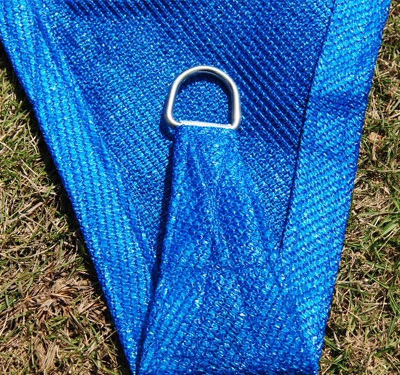 Outsunny 10' Triangle Outdoor Patio Portable Shade Canopy Sun Sail - Blue