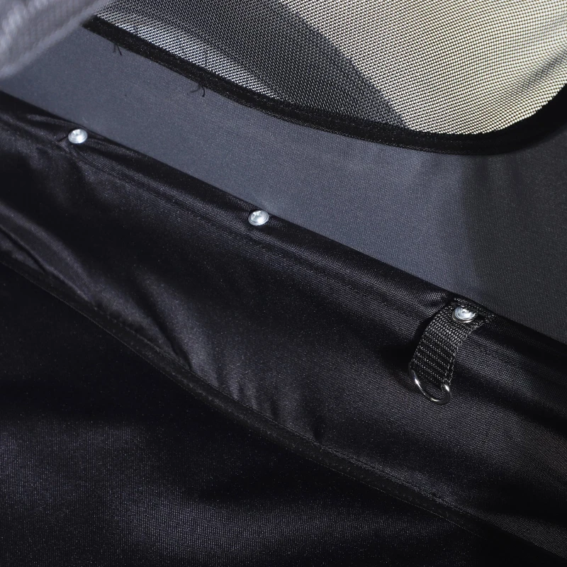 Aosom Outdoor Folding Pet Dog Bicycle Trailer and Stroller Jogger Cart - Blue and Grey