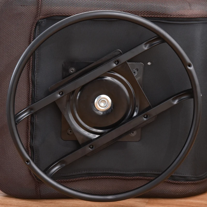 HOMCOM 360 Degree Swivel Video Gaming Chair, Folding Floor Sofa 5-Position Adjustable Lazy Chair, Beige