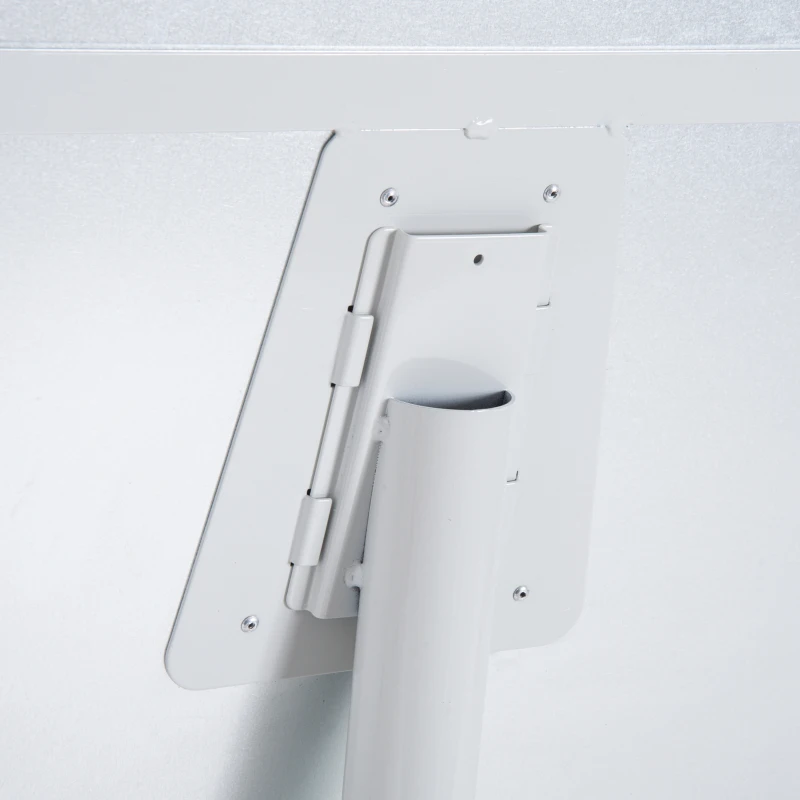 Vinsetto 28" x 40" Magnetic Height Adjustable Rolling Whiteboard Easel with Wheels