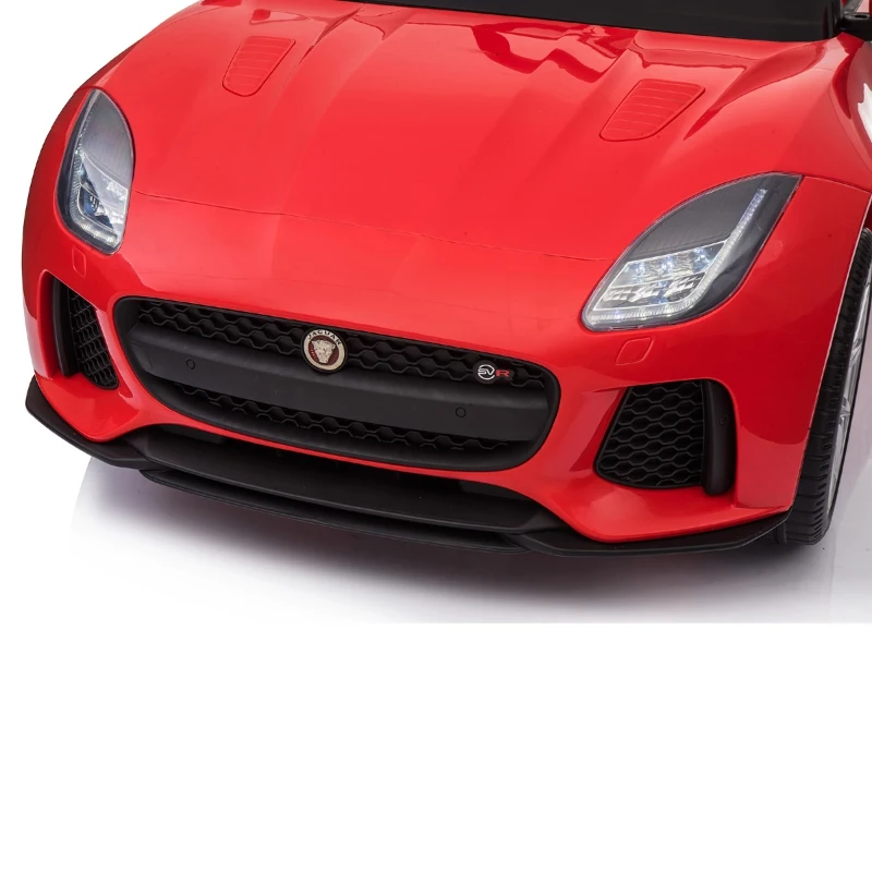 Aosom 12V Jaguar F-Type SVR Kids Battery Powered Ride On Car with Parent Remote Control - Red