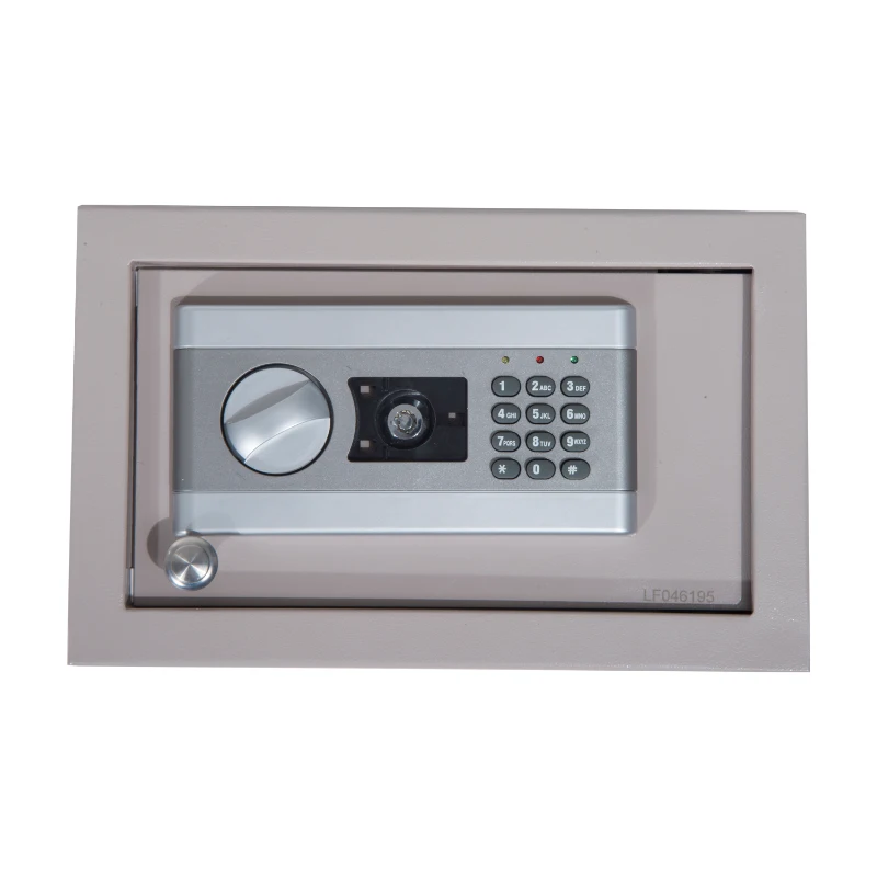 HomCom 12” x 8” x 4” Top Opening Drawer Digital Passcode Safe Home Security Storage With Emergency Keys