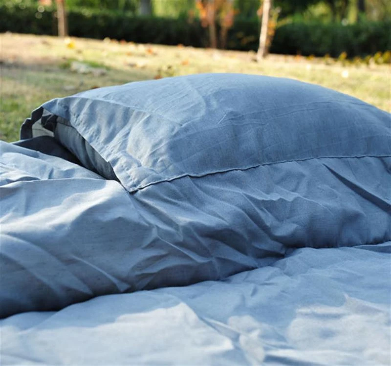 Outsunny 86" x 59" Camping Two-Person Double Wide Sleeping Bag With Pillows - Red / Gray