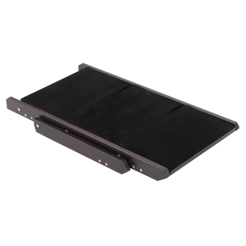 PawHut 19" 2-in-1 Wooden Portable Folding Easy Climb Pet Stairs and Ramp