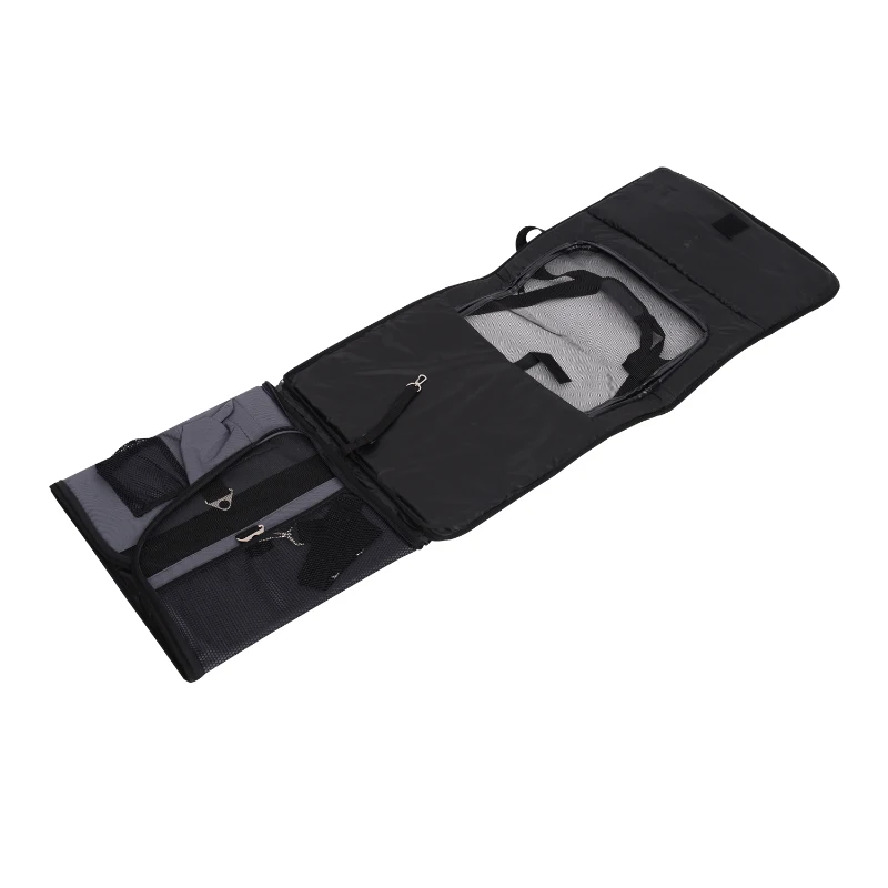 PawHut 18” Deluxe Pet Booster Seat Collapsible Dog Carrier With Storage Pockets – Grey