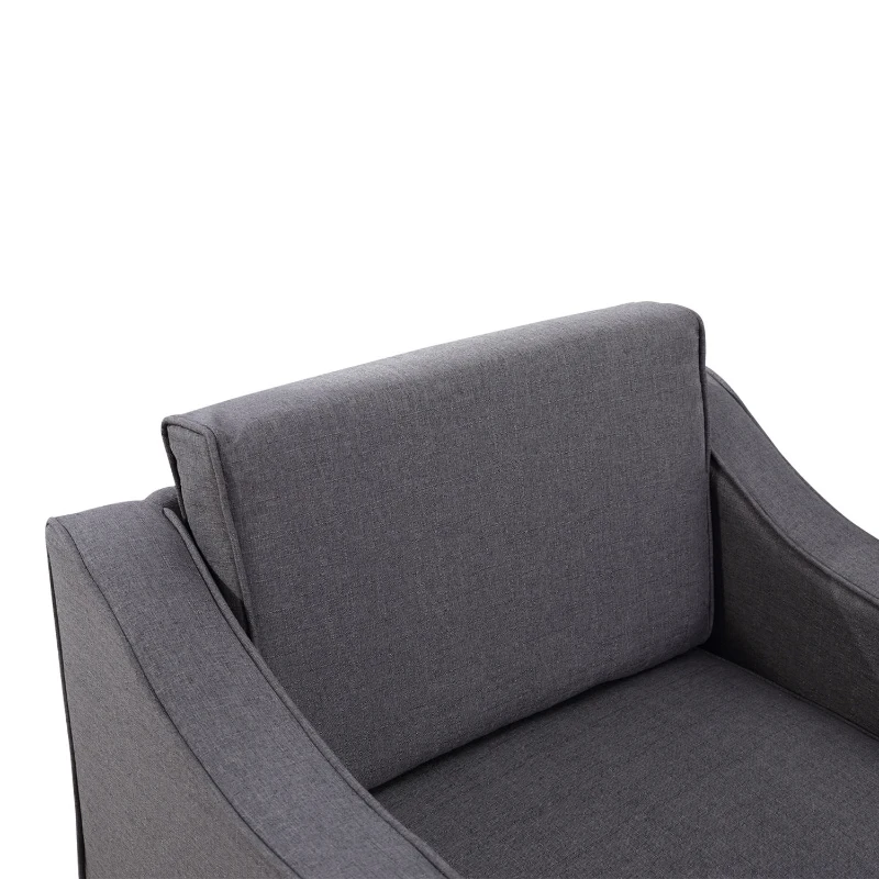 HomCom Single-Seat Sofa - Dark Gray