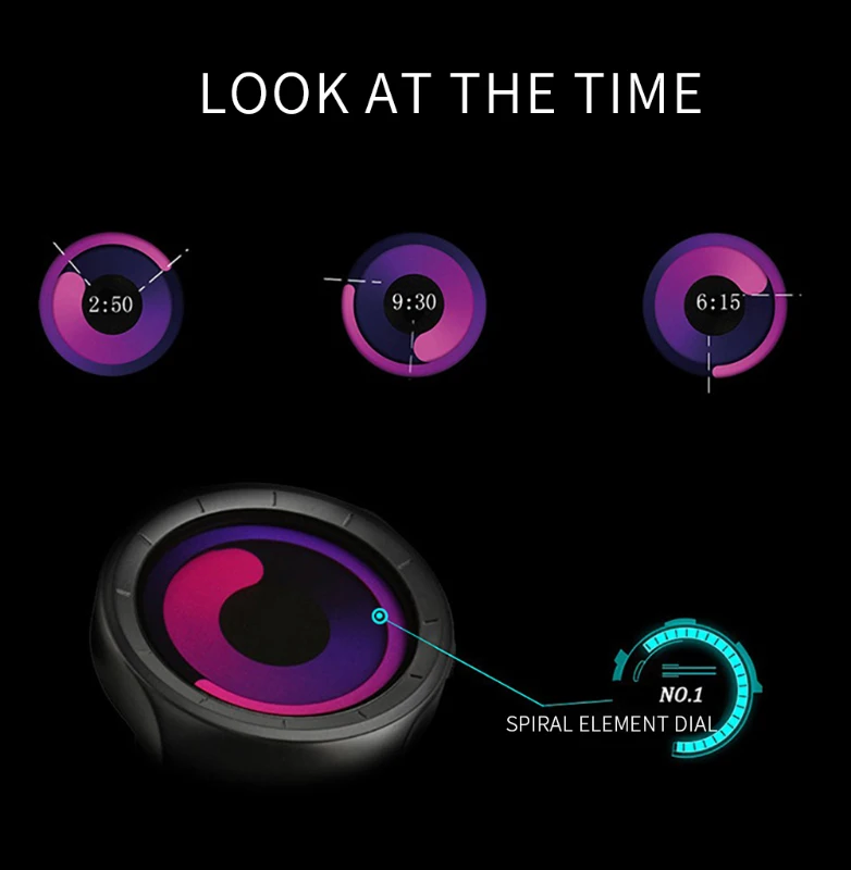 Senors Fashion Rotation Men Watches Vacuum Plating Quartz Sport Watch Men Sports Wristwatch Relogio Masculino--black strap and red dial plate