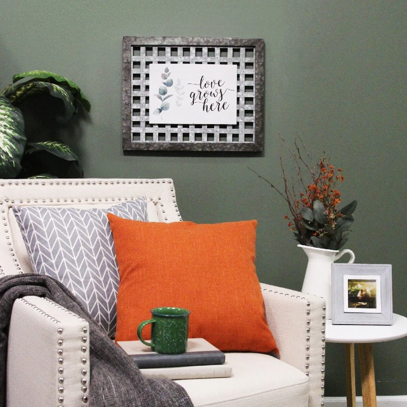 Stratton "Love Grows Here" Wall Art