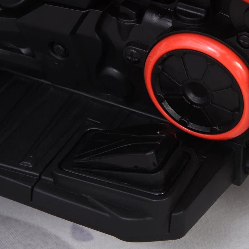 Aosom Electric Child Ride On Motorcycle 6V Battery Powered Motorbike with Training Wheels, for 3-8 Years Old Kids - Red