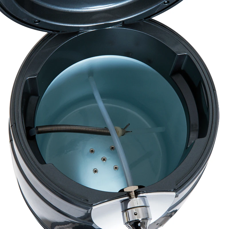 HOMCOM 5 Liter Mini Kegerator Beer Cooler Dispenser Portable -Black