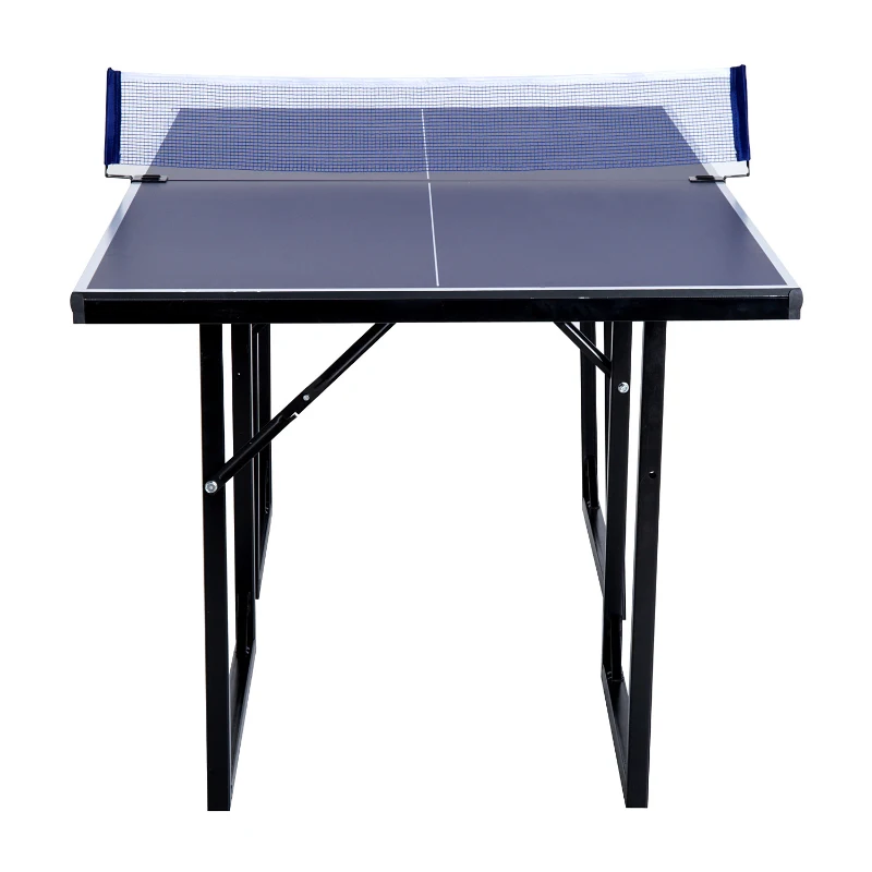 Aosom 72” Folding Compact Multi-Use Table Tennis Table with Net and Post