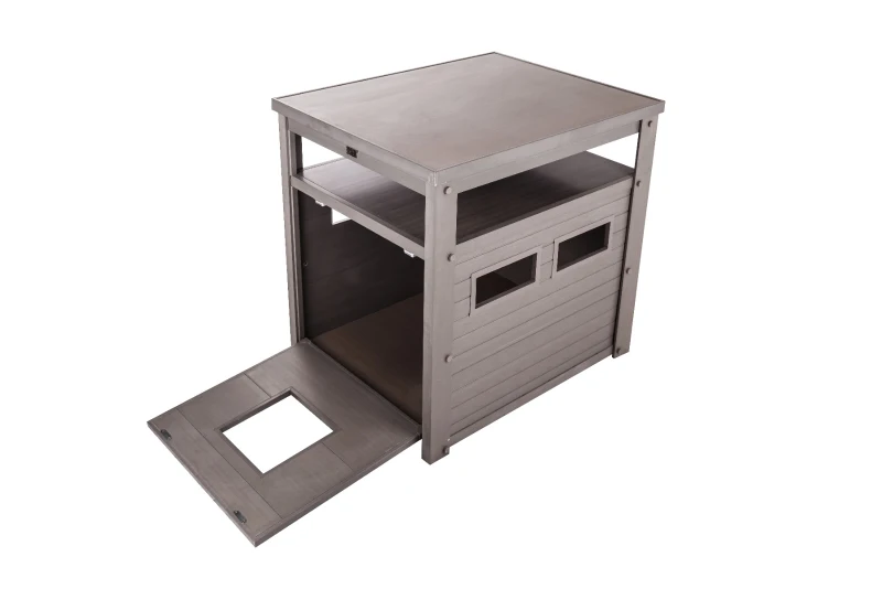 New Age Pet Jumbo LitterLoo Litter Box Cover/End Table - Grey
