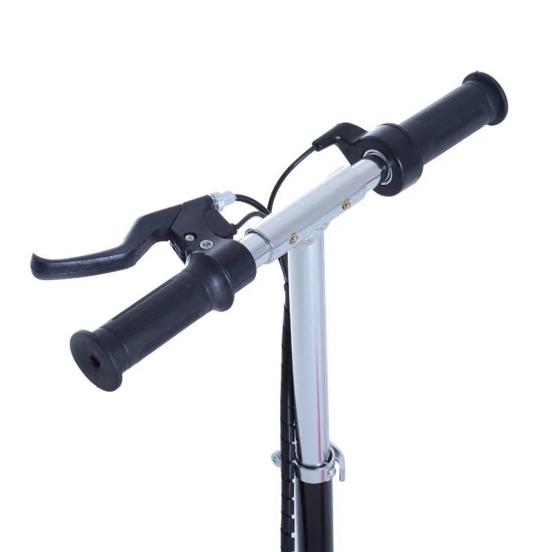 Aosom Pink High-Powered 120W Motorized Kids Foldable Electric Scooter with LED Lights