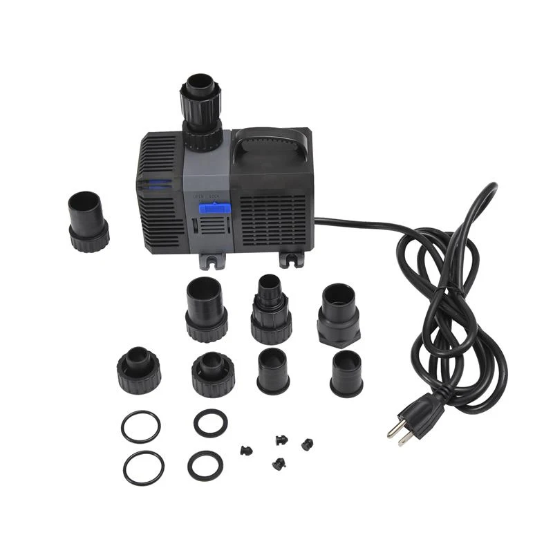 Pawhut 1375 GPH Adjustable Frequency Submersible Pond Pump Filter