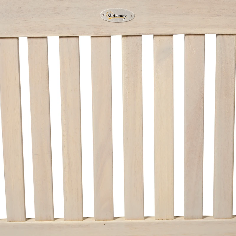 Outsunny 46" Acacia Wood Outdoor Patio Garden Bench