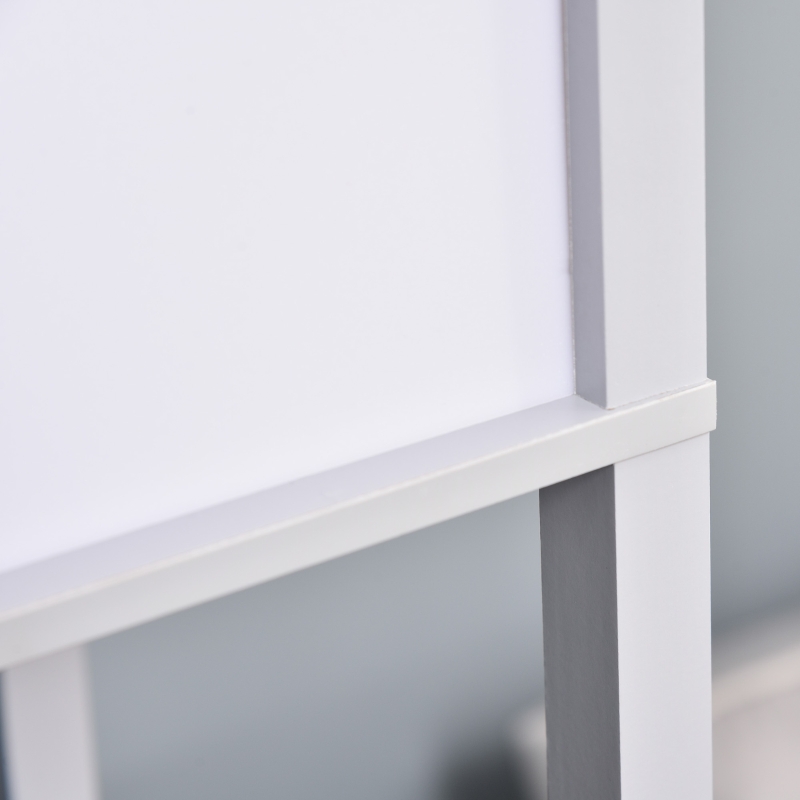 HOMCOM 3-Tier Floor Lamp, Standing Reading Light with Storage Shelves for Living Room, Bedroom, or Dining Room, Grey