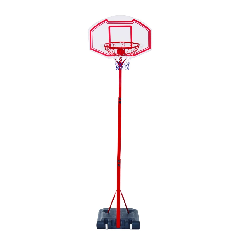 Aosom 10' Height Adjustable Portable Basketball Hoop System with 35" Heavy Duty Backboard