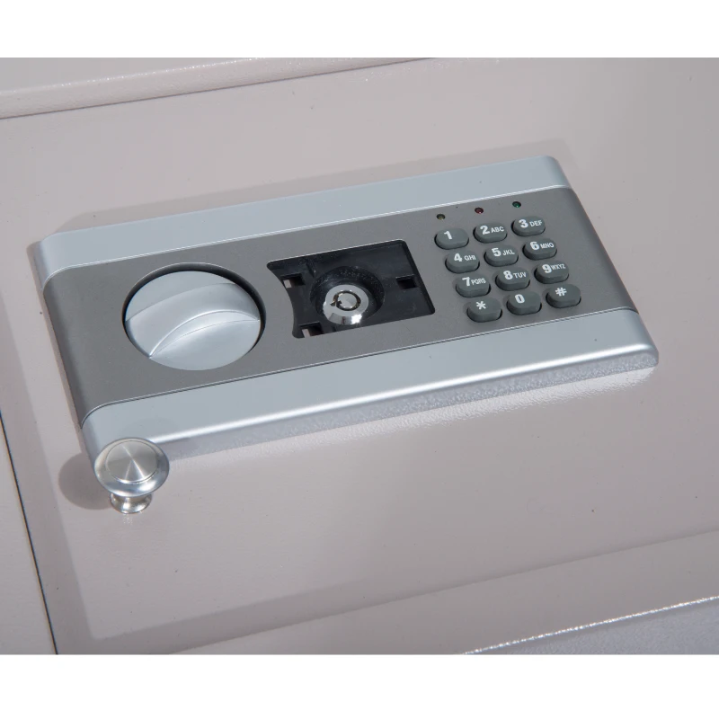 HomCom 15” x 12” x 5” Top Opening Drawer Digital Passcode Safe Home Security Storage With Emergency Keys