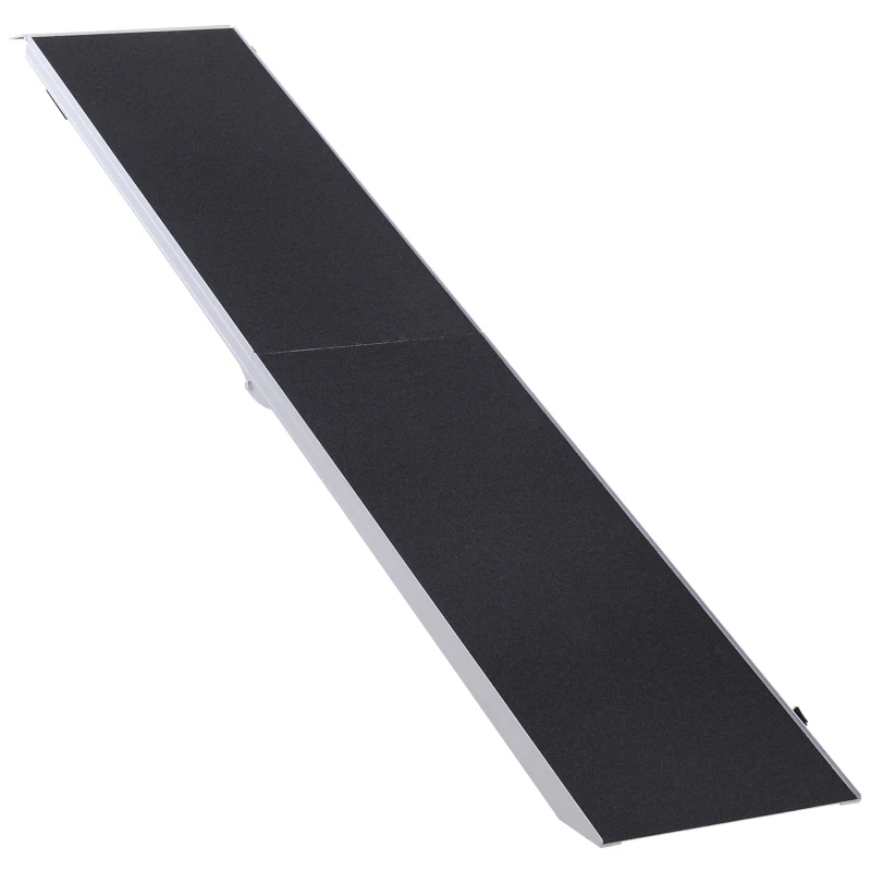 Open Box PawHut 96” Portable Bi-Fold Folding Pet Ramp for Large Dogs Car Truck SUV
