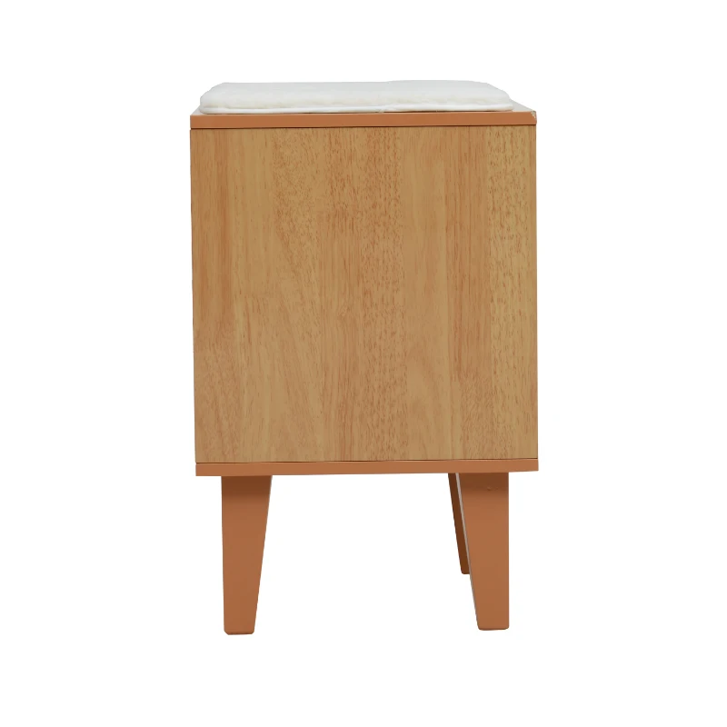 PawHut 20" Mid Century Dual Multi Level Elevated Cat Bed And Lounger Condo