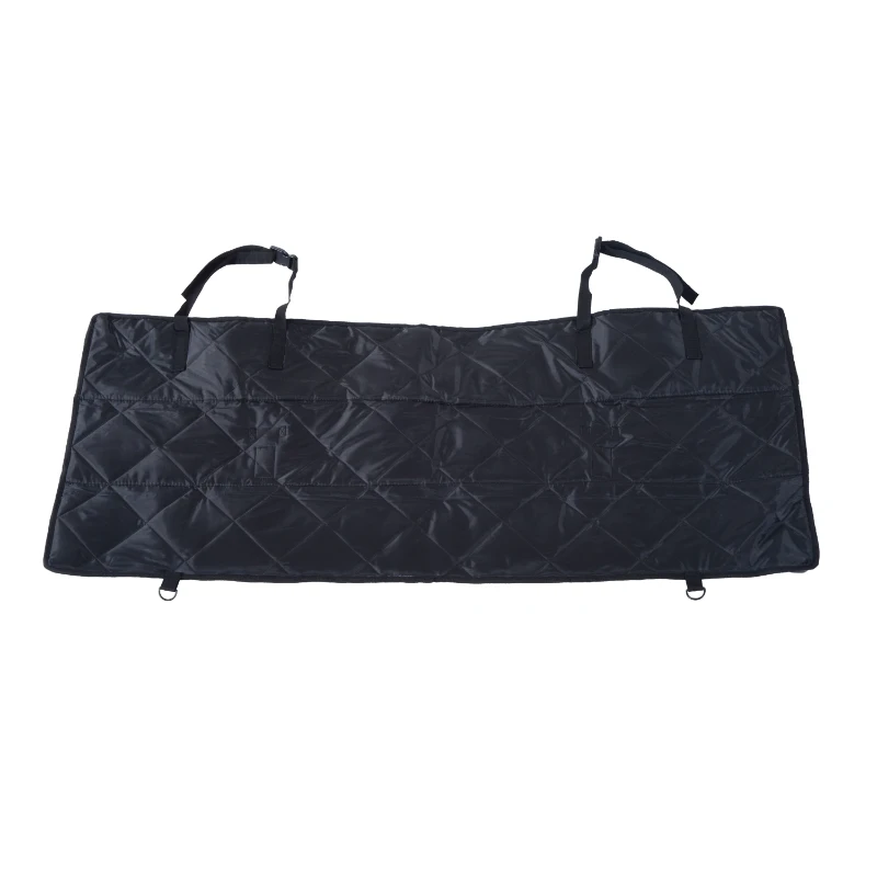 HomCom 50" 3 Rifle Truck Seat Gun Organizer with Pockets - Camouflage