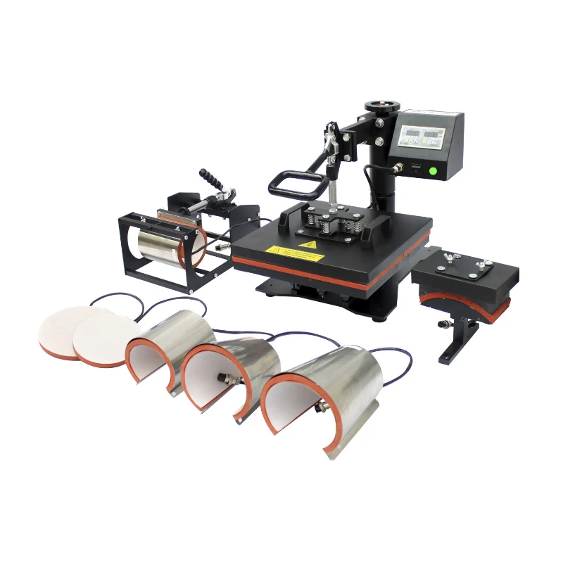 HomCom 12” x 12” 8 in 1 Digital Heat Transfer Press Machine