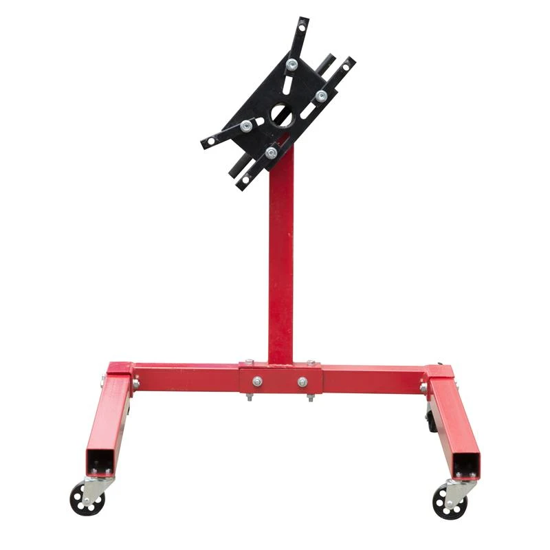 HomCom 1250 lb Engine Stand w/ Rotating Head - Red