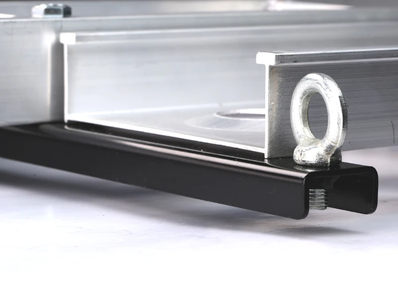 Heavy Duty Aluminium Motorcycle Dirt Bike Scooter Carrier Hitch Rack Hauler Trailer with Loading Ramp Double-hung Arm - IKURAM