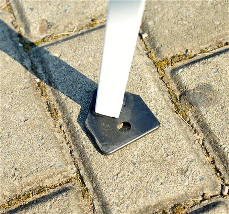 Outsunny 8' x 8' Slant Leg Easy Pop-Up Tent - Rust Red