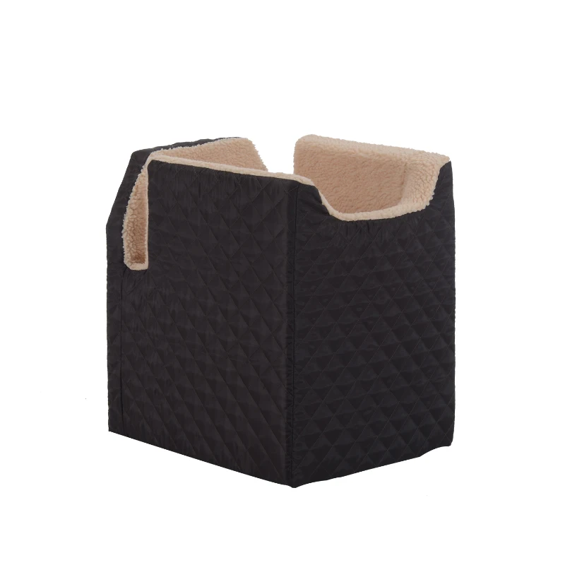 Pawhut Quilted Pet Car Booster Seat – Coffee