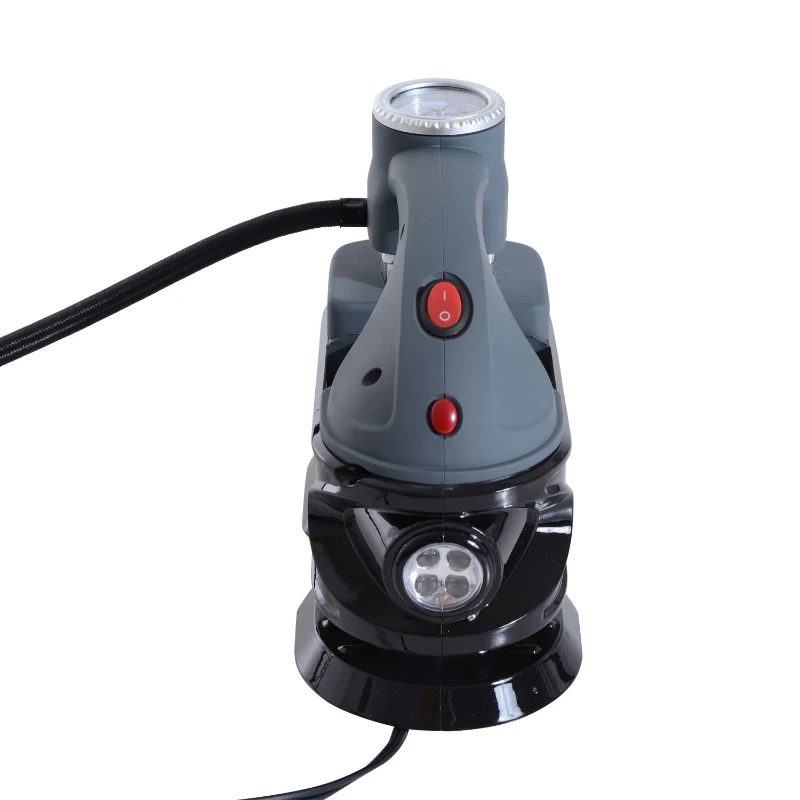 HomCom 12V 100PSI 140W Mini Portable Air Inflator - Black