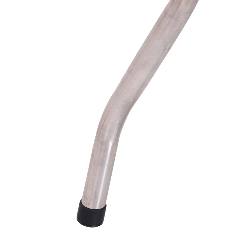 Outsunny Portable Folding Charcoal BBQ Grill Stainless Steel Camp Picnic Cooker - Silver