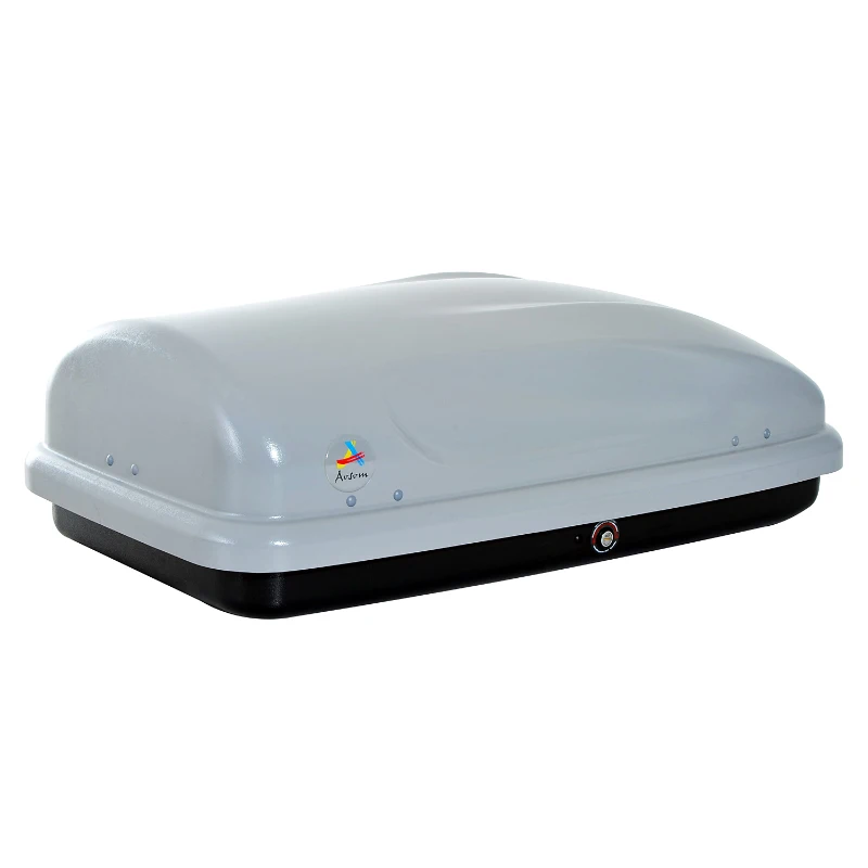 Aosom 7 Cubic Feet Cargo Box - Hard-Shell Rooftop Rack Luggage Carrier