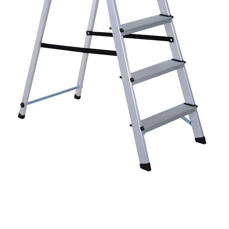 HomCom 5-Step Folding Aluminum Step Stool Ladder