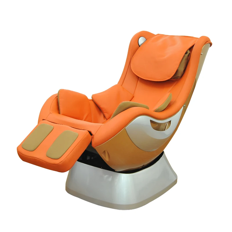 HomCom Electric Full Body Shiatsu Massage Chair - Orange
