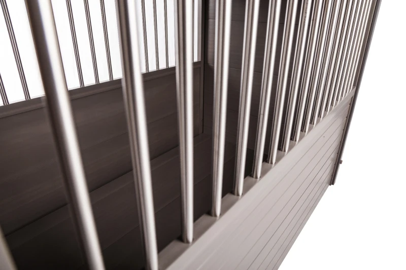 New Age Pet  InnPlace Dog Crate - Grey Large