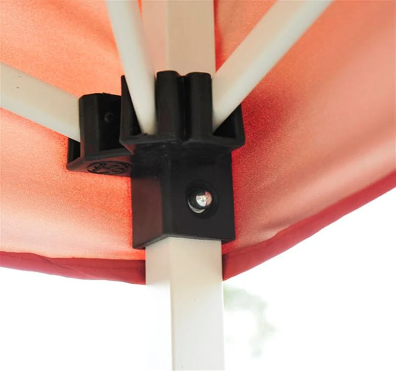 Outsunny 8' x 8' Slant Leg Easy Pop-Up Tent - Rust Red